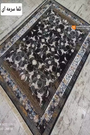 فرش تلما 440 شانه نگین کسری کاشان